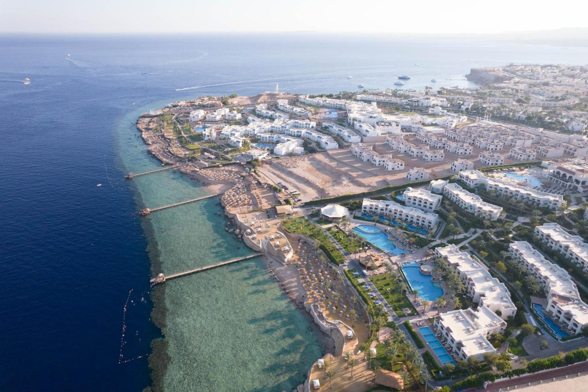 Safir Sharm Waterfalls Resort Exteriör bild Aerial view of El Alamein